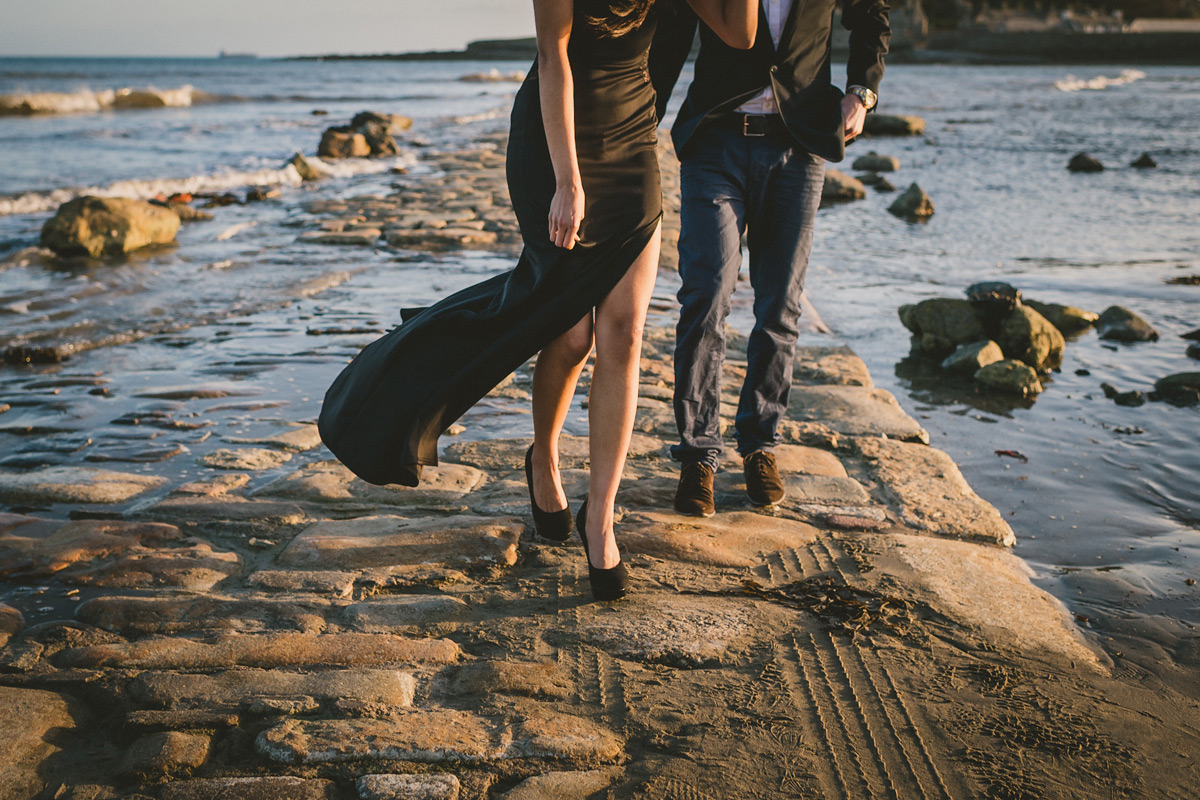 St Michael's Mount engagement shoot photo